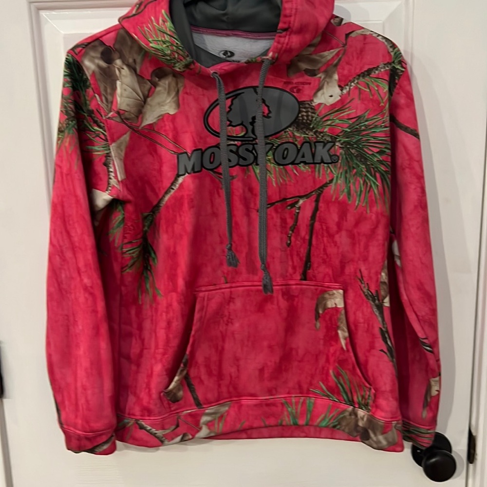 Pink camp hoodie